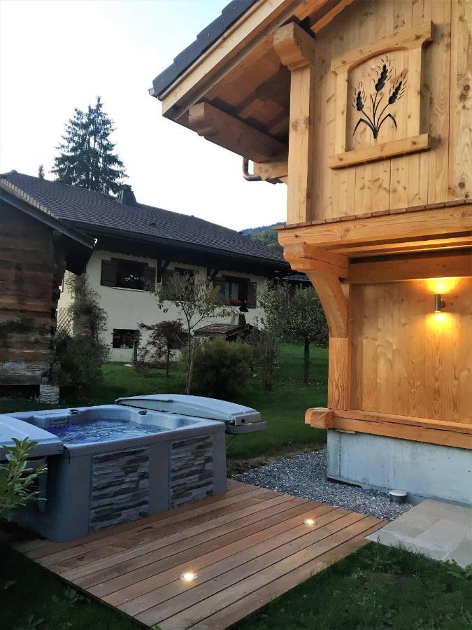 Chalet Luxe Les Melezes Samoens Exterior photo